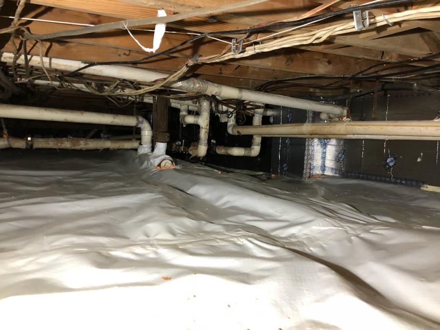 crawlspace after install